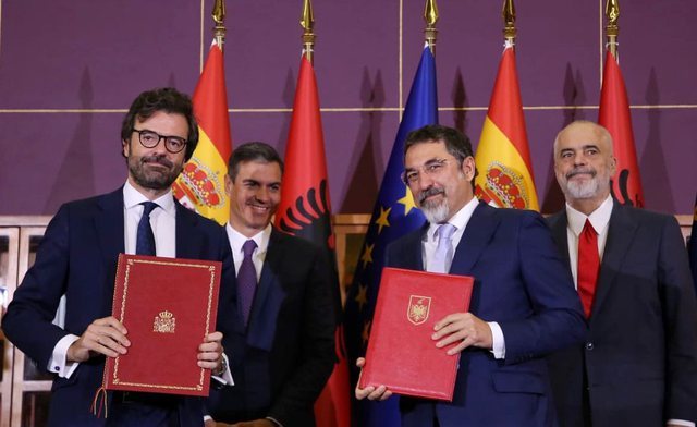 Spanja mbeshtet integrimin e Shqiperise ne BE, Marreveshje per hetimin e krimit te organizuar